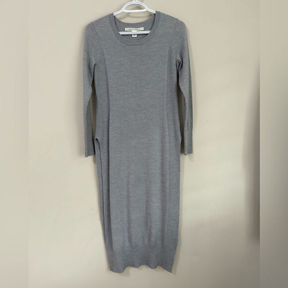 Max Studio Gray Long Sleeve Tunic - Picture 1 of 7